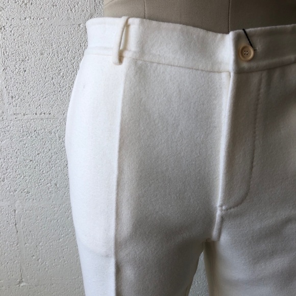Gucci Winter White wool cashmere slacks sz: 46 NWT - Picture 2 of 10